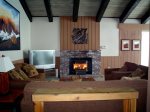 Chamonix Rec Room with Fireplace
